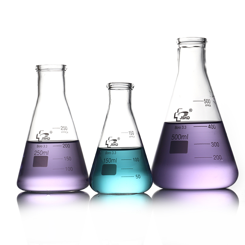 Matraz Erlenmeyer de Vidrio de 100 ml