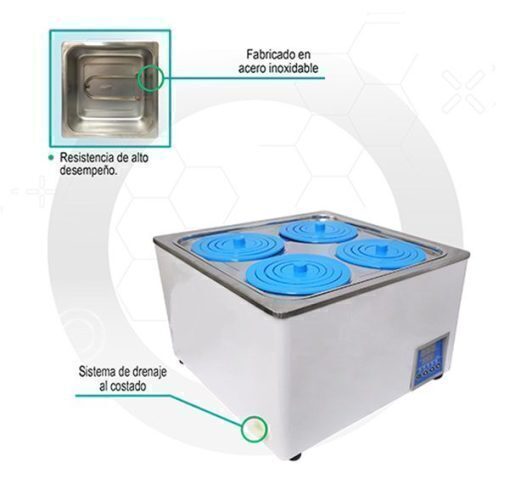 Baño termostático de 13 litros. Marca BioSmartest, modelo SY-2L4H