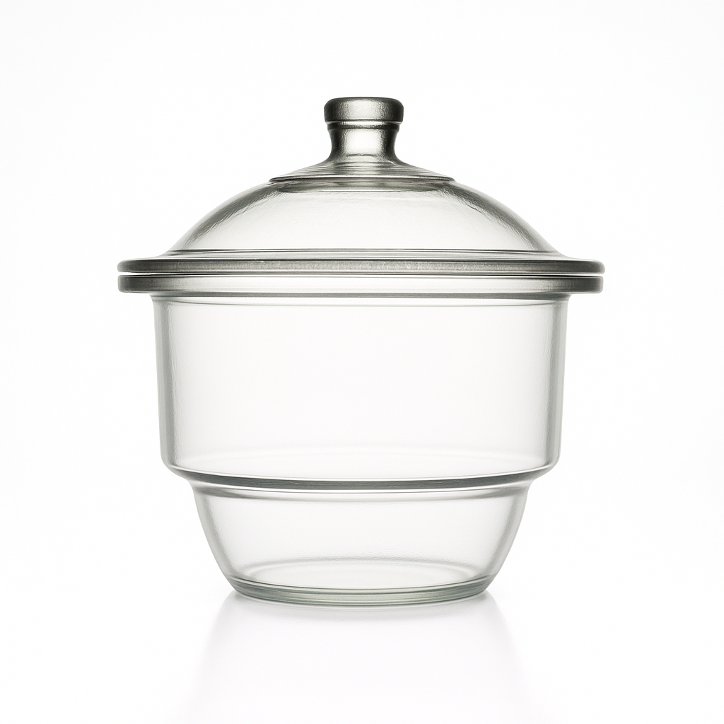 Desecador de Vidrio 210 mm - con Placa de Porcelana