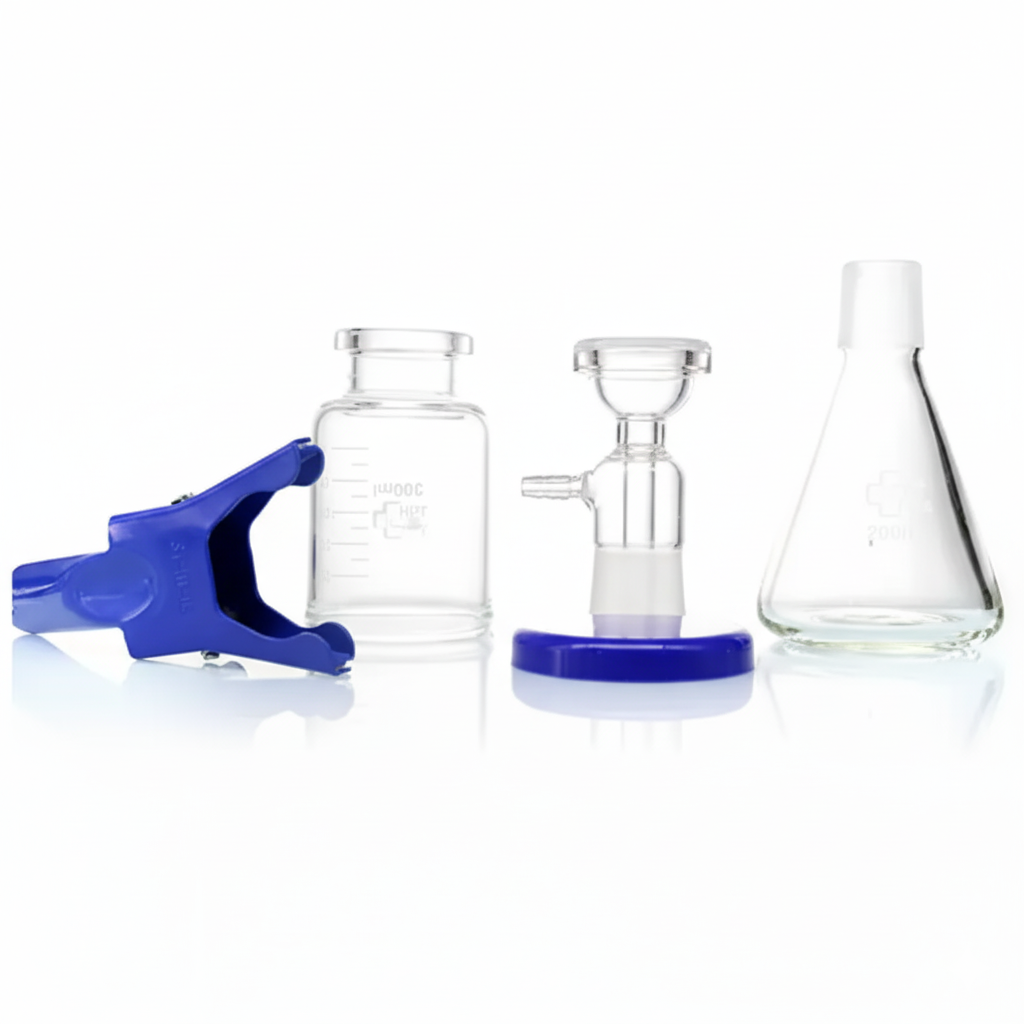 Aparato de Filtración al Vacío - Embudo 300 ml con Matraz 1000 ml