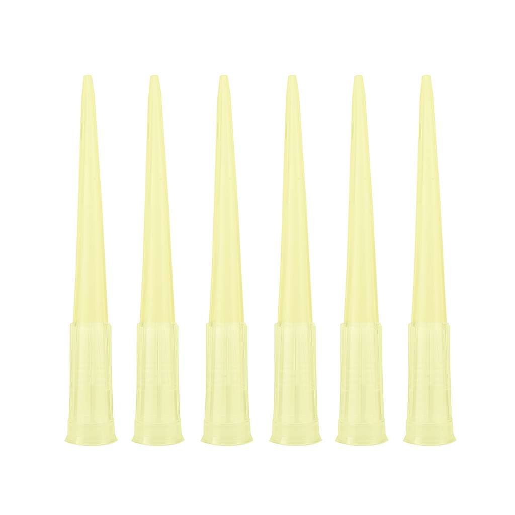 Tips Amarillos sin Corona 5-200 µl - Bolsa x 1000 Unidades