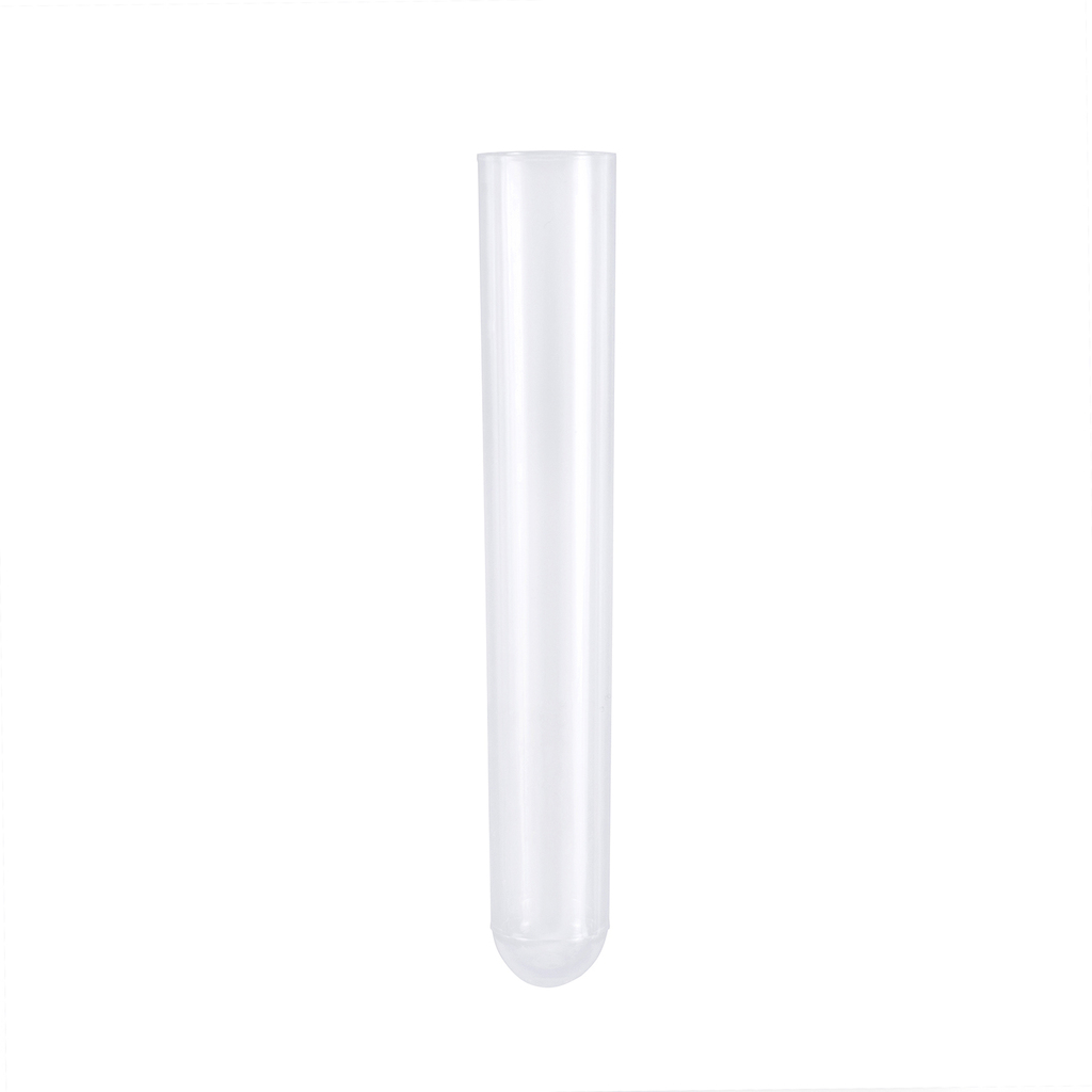 Tubo 12 x 75 mm Polipropileno con Tapón Rojo - Bolsa x 500 Unidades
