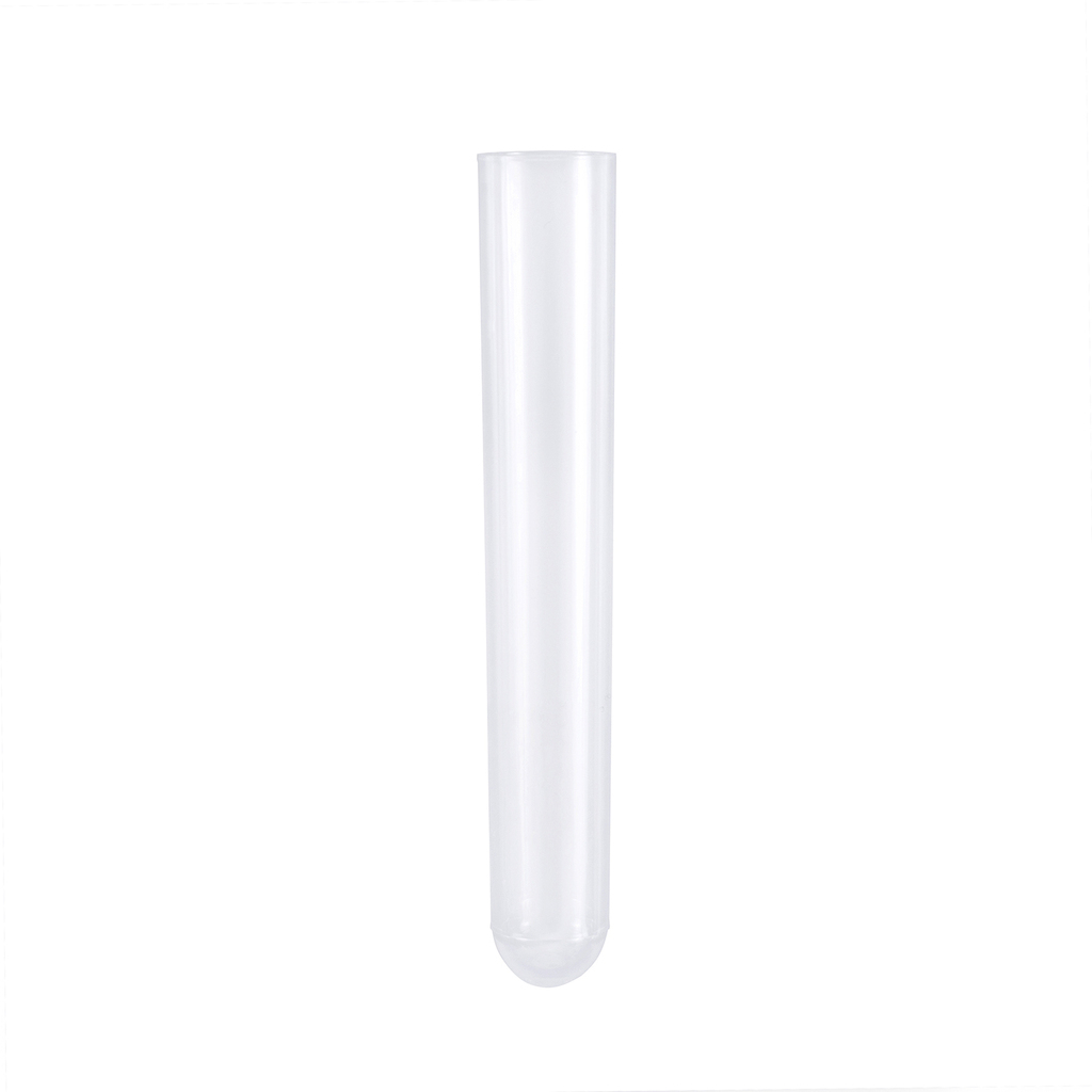 Tubo 12 x 75 mm Poliestireno con Tapón Rojo - Bolsa x 500 Unidades