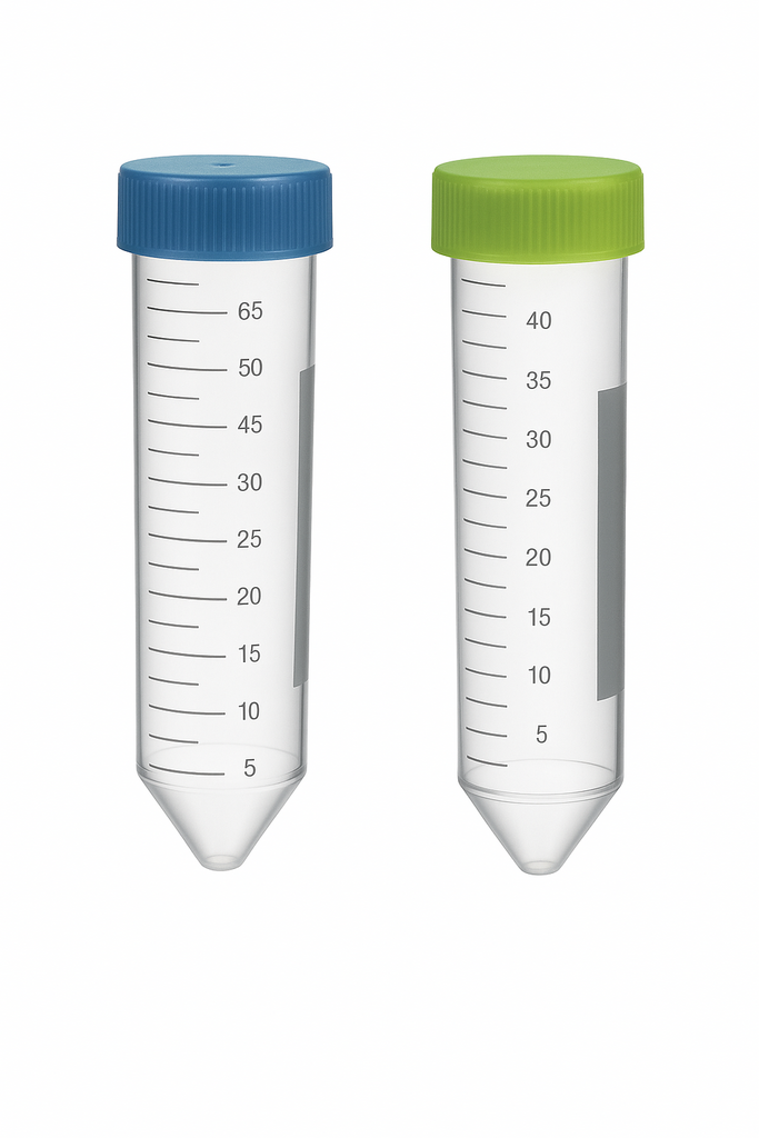 Tubo de Centrífuga 50 ml Estéril - Bolsa x 100 Unidades