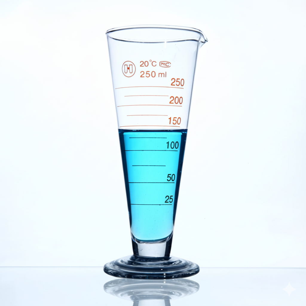 Vaso Medidor Cónico 100 ml con Pico Vertedor