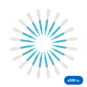 Pipetas Pasteur 3 ml No Estéril - Caja x 500 Unidades