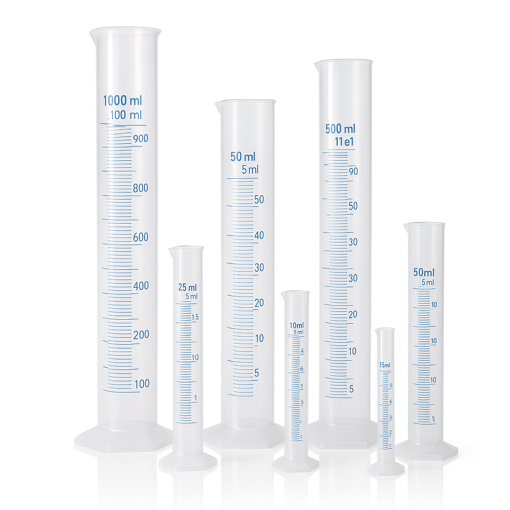 Probeta de Plástico de 1000 ml, Graduada