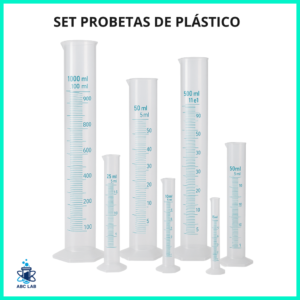 Set Probetas de plástico - Abc Lab